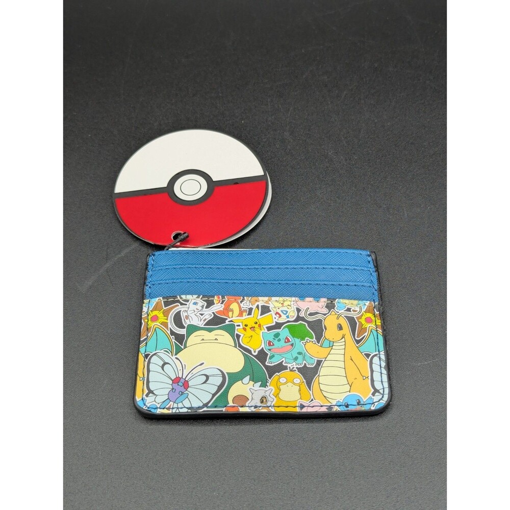Loungefly Pokemon Sticker Collage Cardholder BoxLunch Exclusive New